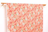 DEADSTOCK - Japanese Fabric Peony Spring - pink - 50cm