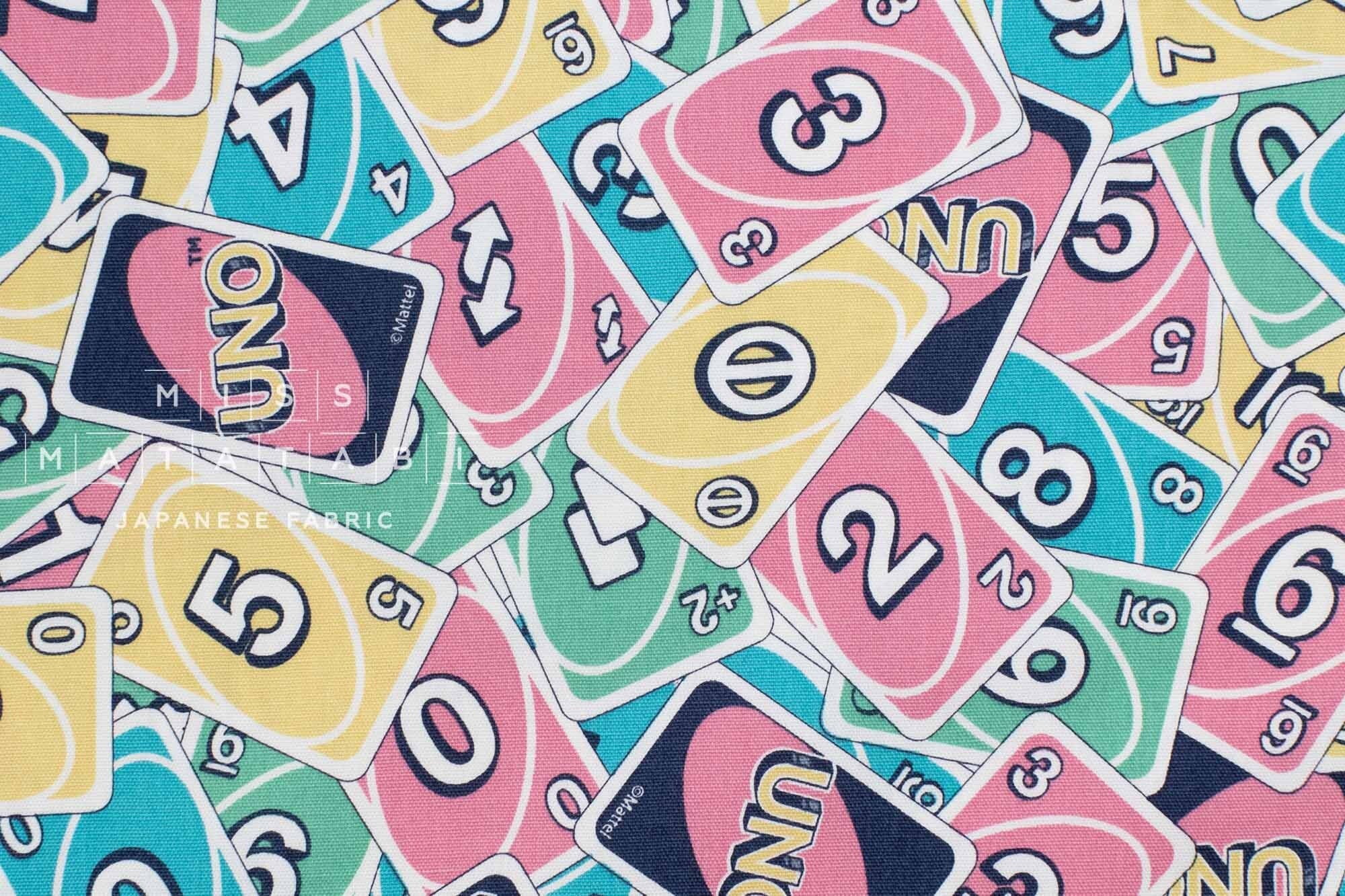 Japanese Fabric Uno Cards - vintage style - 50cm