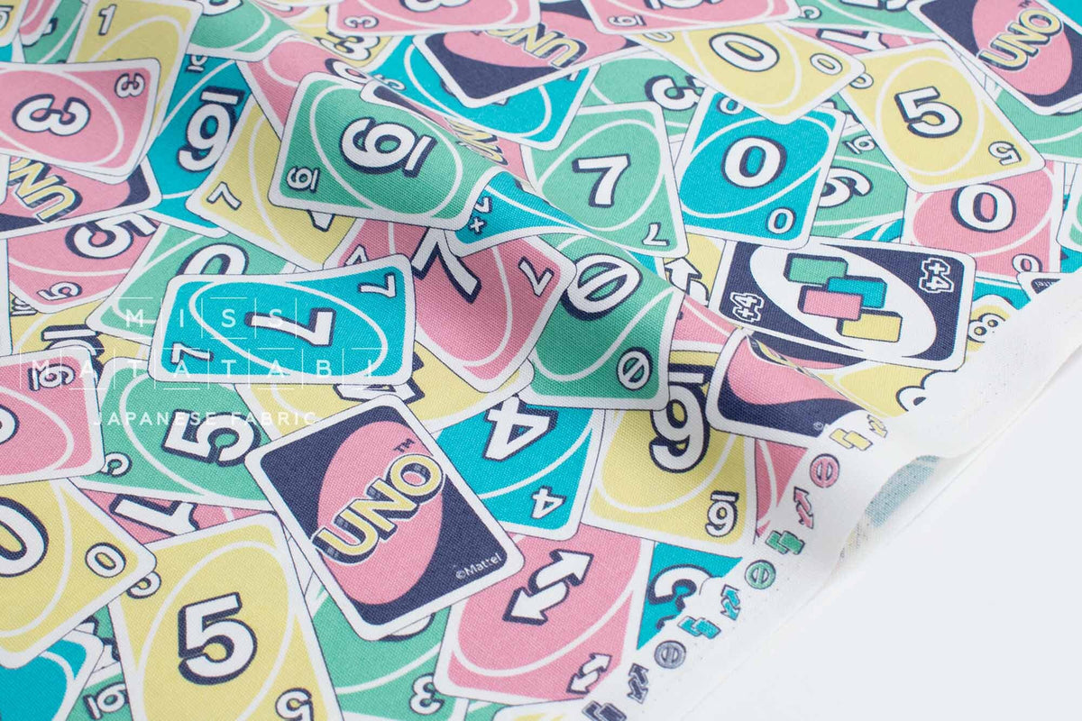 Japanese Fabric Uno Cards - vintage style - 50cm