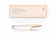 Japanese Banshu Hamono Nigiri Hasami Thread Snip Scissors II - gold - 105mm