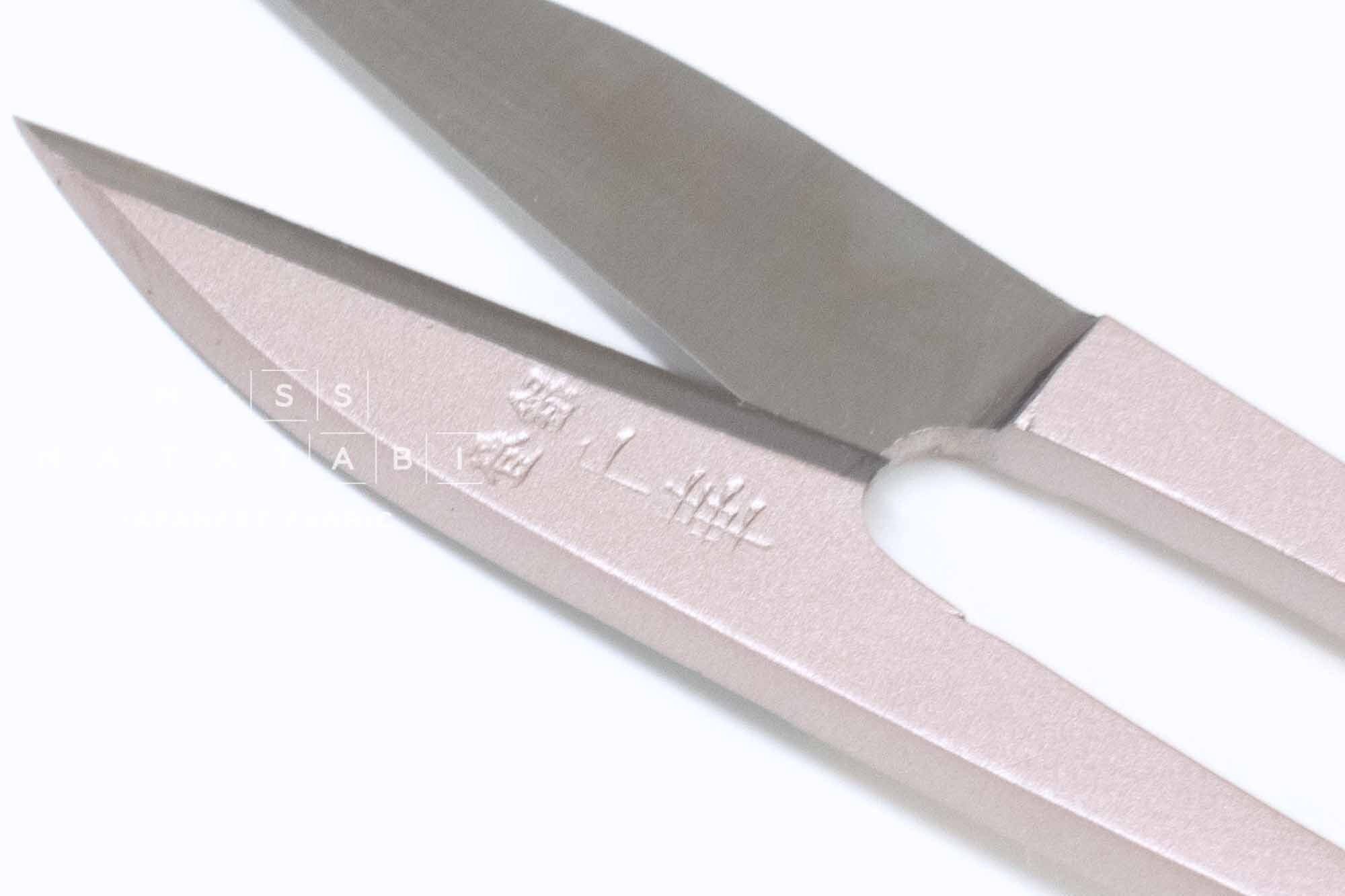 Japanese Banshu Hamono Nigiri Hasami Thread Snip Scissors II - rose gold - 105mm