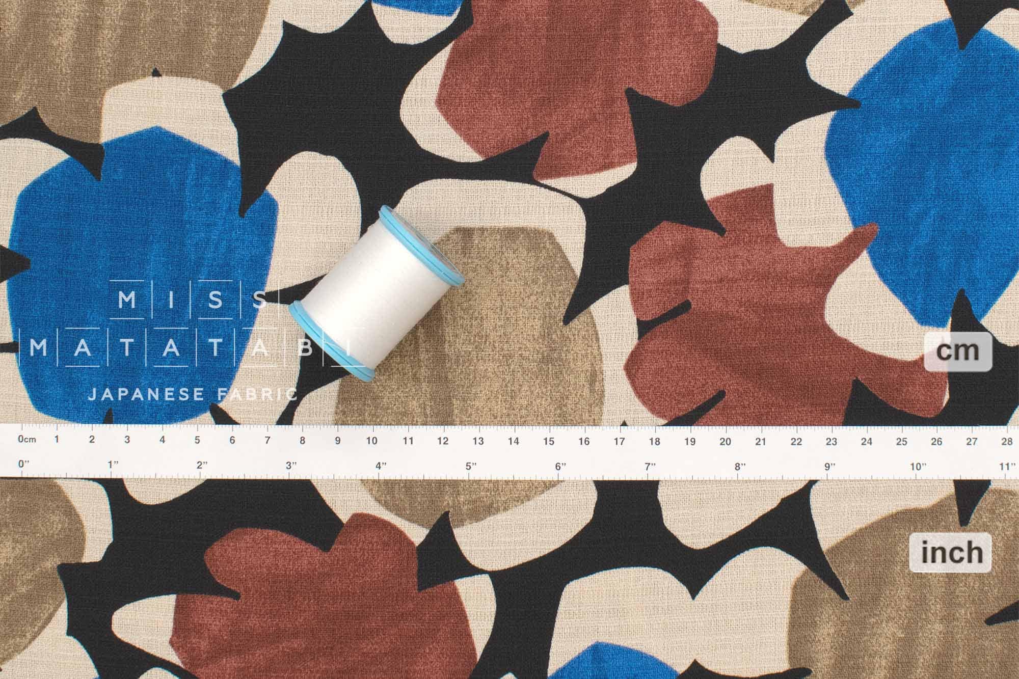 Japanese Fabric Vintage Floral - E - 50cm