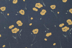 Japanese Fabric Hokkoh Poppies Brushed Cotton - D - 50cm