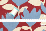 Japanese Fabric Canvas Elyse Flowers - C - 50cm