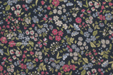 Japanese Fabric Corduroy Allie Floral - C - 50cm
