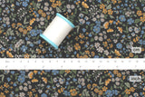 Japanese Fabric Corduroy Allie Floral - E - 50cm