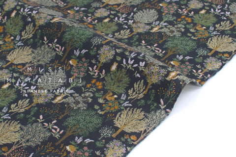 Japanese Fabric Corduroy Finnur - E - 50cm