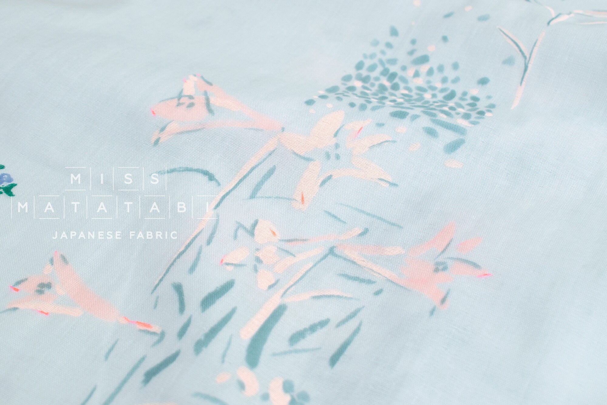 nani IRO Kokka Japanese Fabric PAL Organic Double Gauze - A - 50cm