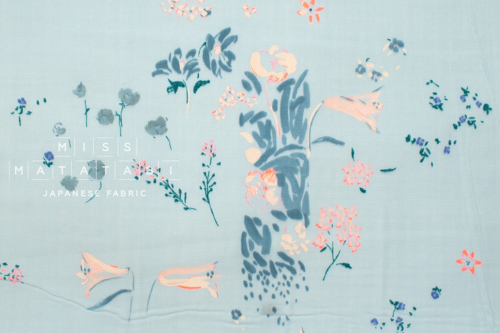 nani IRO Kokka Japanese Fabric PAL Organic Double Gauze - A - 50cm