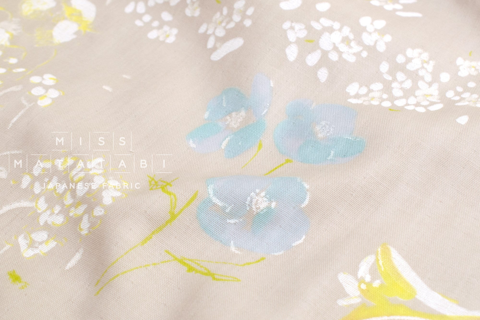 nani IRO Kokka Japanese Fabric PAL Organic Double Gauze - B - 50cm
