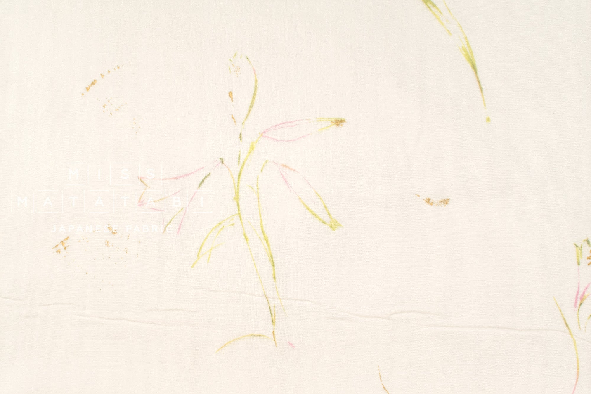 nani IRO Kokka Japanese Fabric GUNSEI Organic Double Gauze - A - 50cm