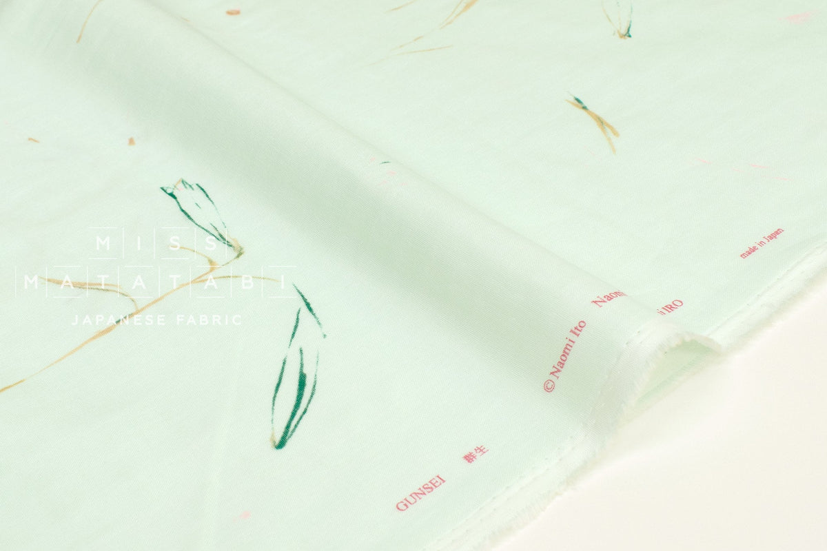 nani IRO Kokka Japanese Fabric GUNSEI Organic Double Gauze - B - 50cm