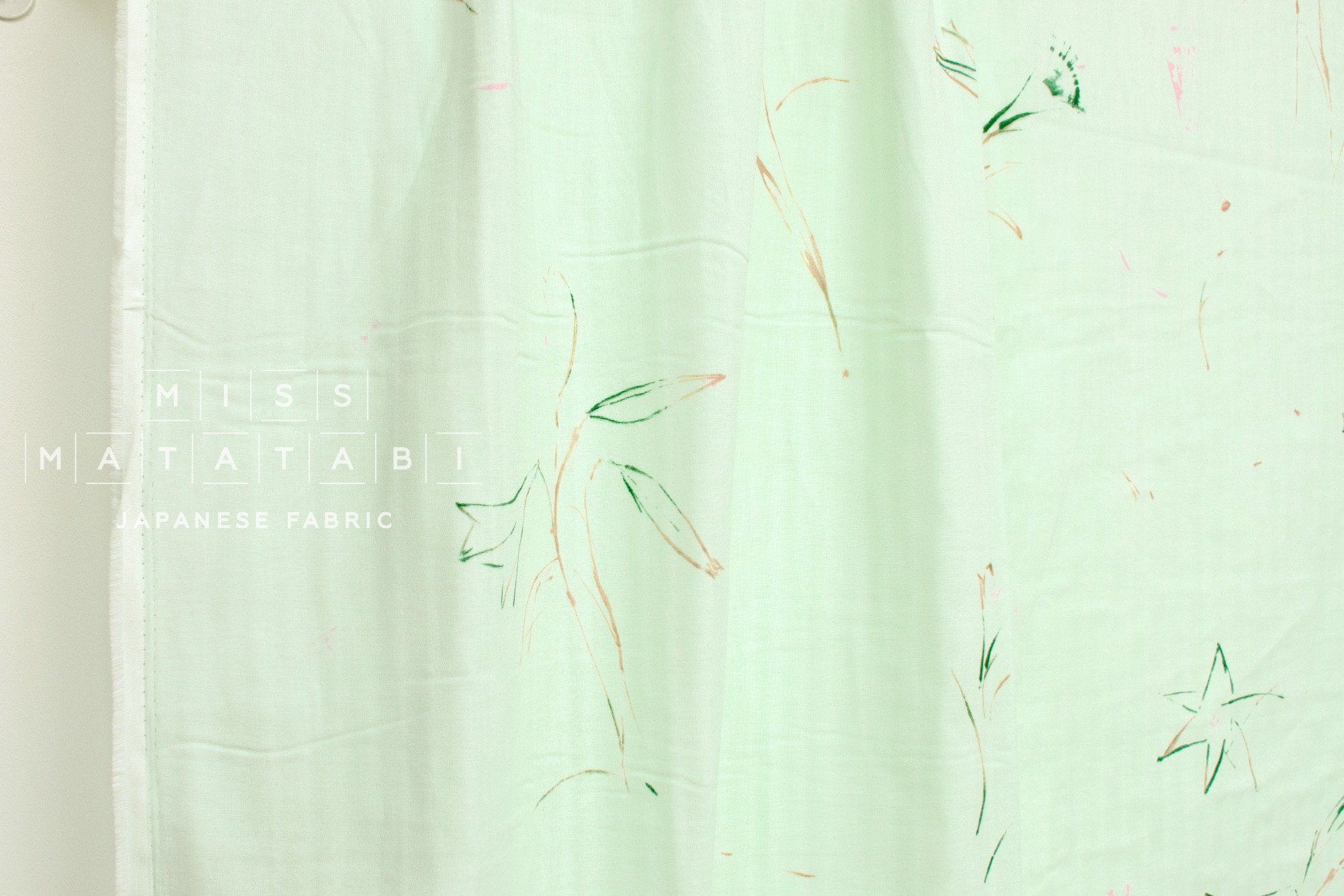 nani IRO Kokka Japanese Fabric GUNSEI Organic Double Gauze - B - 50cm