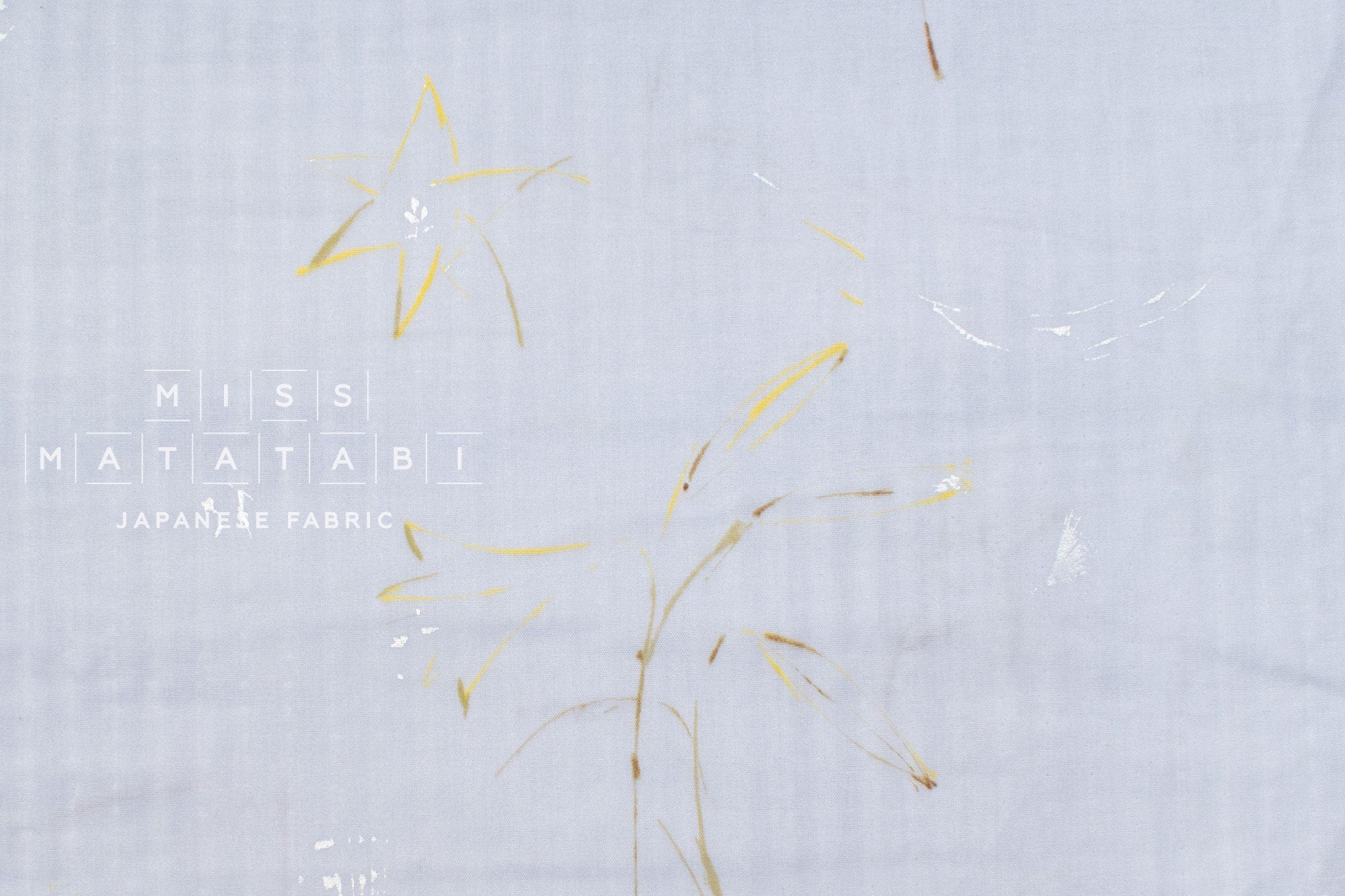 nani IRO Kokka Japanese Fabric GUNSEI Organic Double Gauze - D - 50cm
