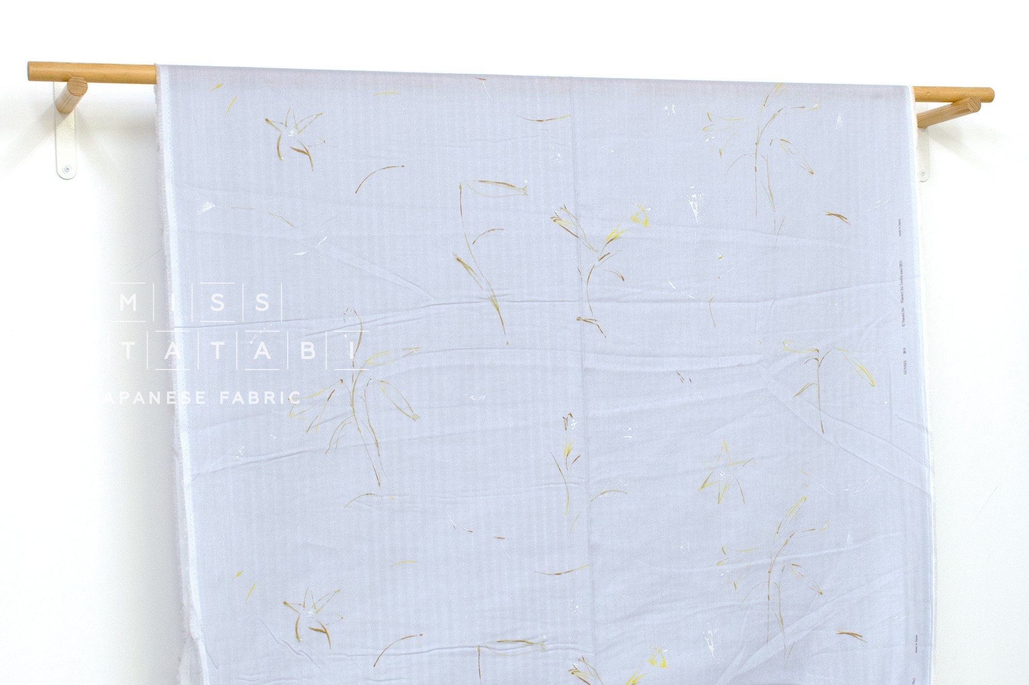 nani IRO Kokka Japanese Fabric GUNSEI Organic Double Gauze - D - 50cm