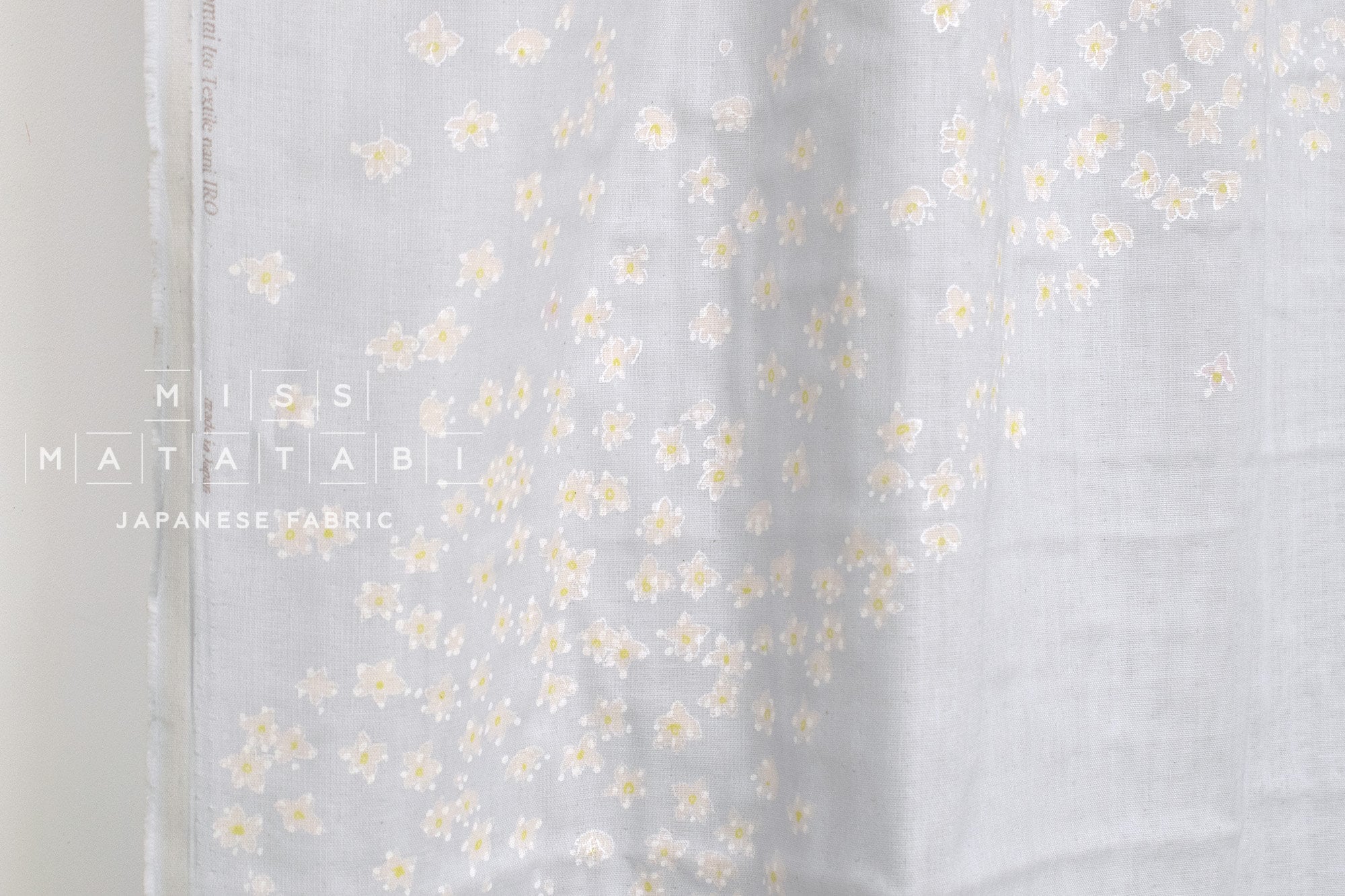 nani IRO Kokka Japanese Fabric Edelweiss Organic Double Gauze - A - 50cm