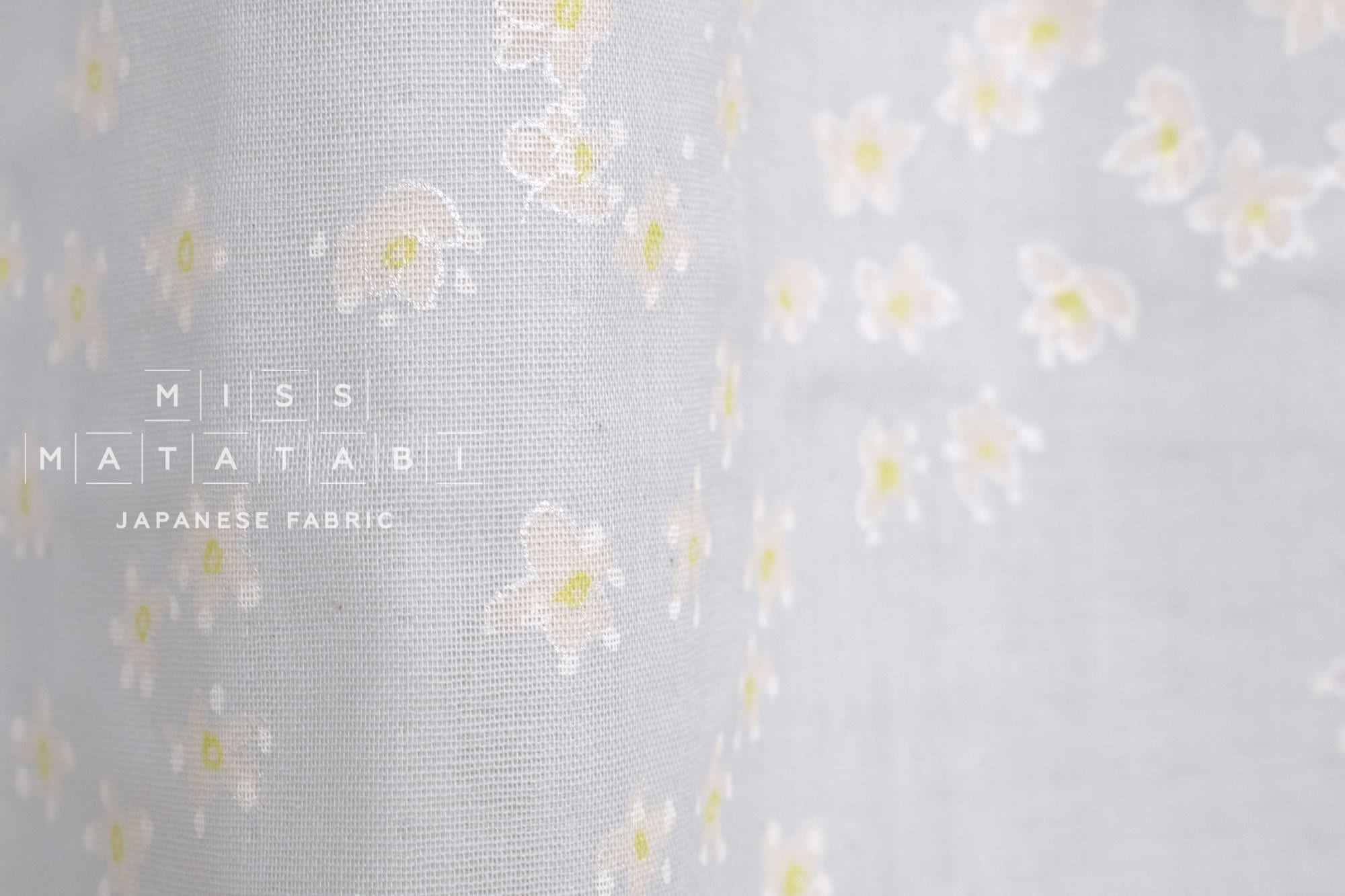 nani IRO Kokka Japanese Fabric Edelweiss Organic Double Gauze - A - 50cm
