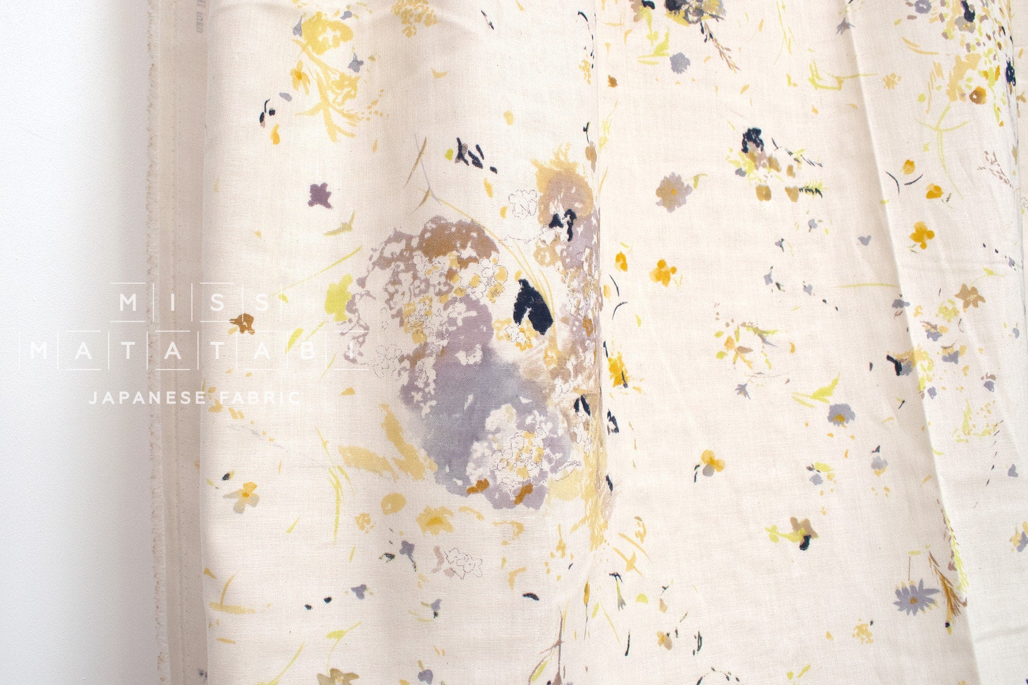 nani IRO Kokka Japanese Fabric ENCOUNTER Organic Double Gauze - B - 50cm