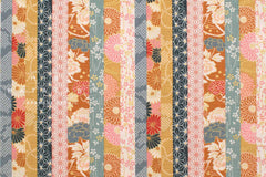 Japanese Fabric Wagara Stripes - B - 50cm
