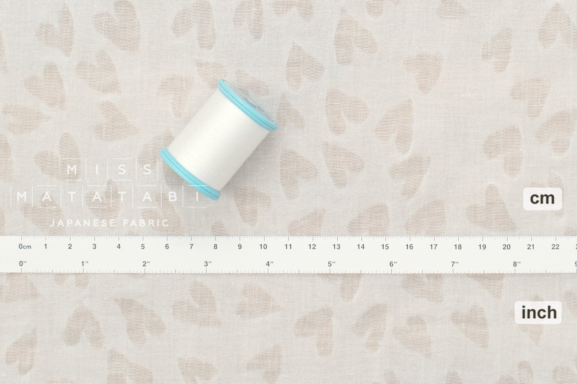 Japanese Fabric Textured Voile - Hearts - A - 50cm