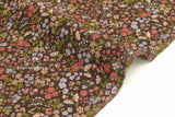 Japanese Fabric Corduroy Allie Floral - D - 50cm