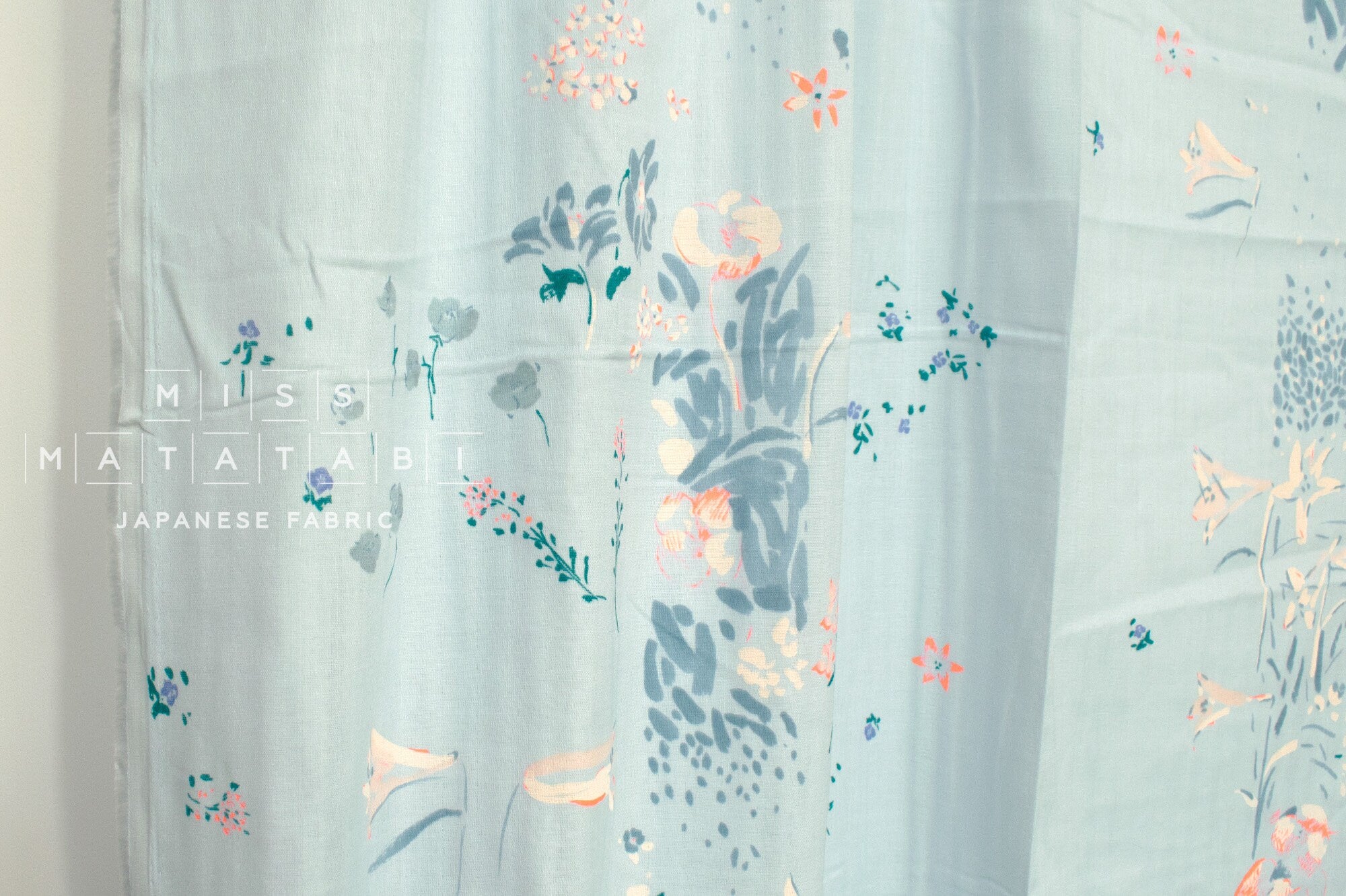nani IRO Kokka Japanese Fabric PAL Organic Double Gauze - A - 50cm