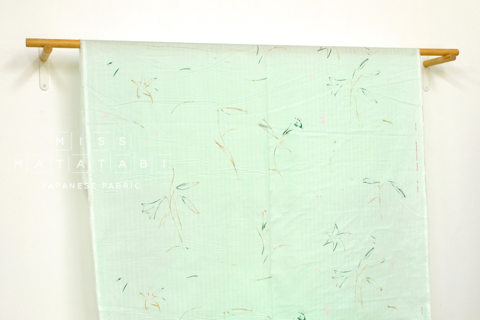 nani IRO Kokka Japanese Fabric GUNSEI Organic Double Gauze - B - 50cm
