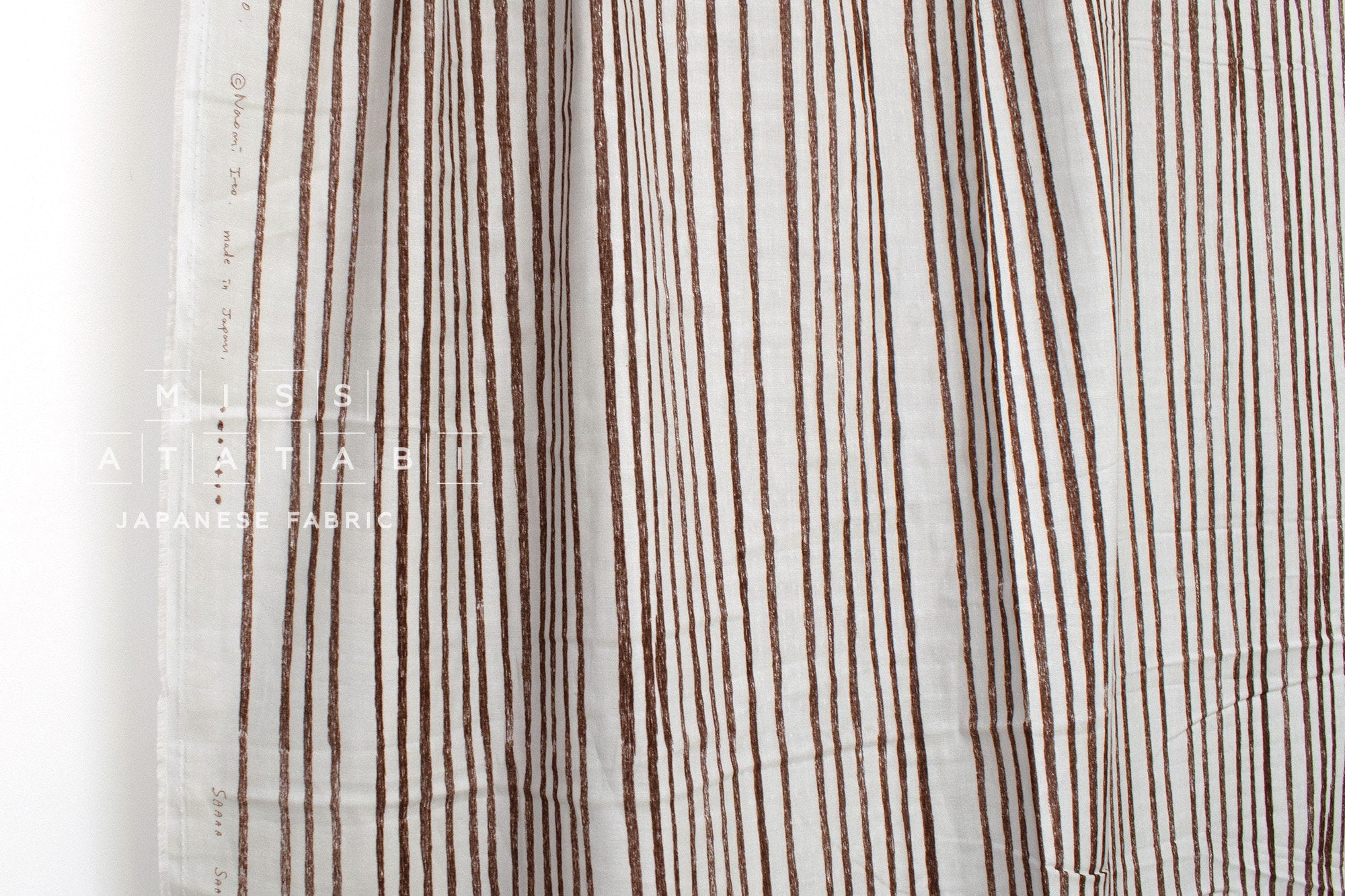 nani IRO Kokka Japanese Fabric SAAAA SAAA Organic Double Gauze - B - 50cm