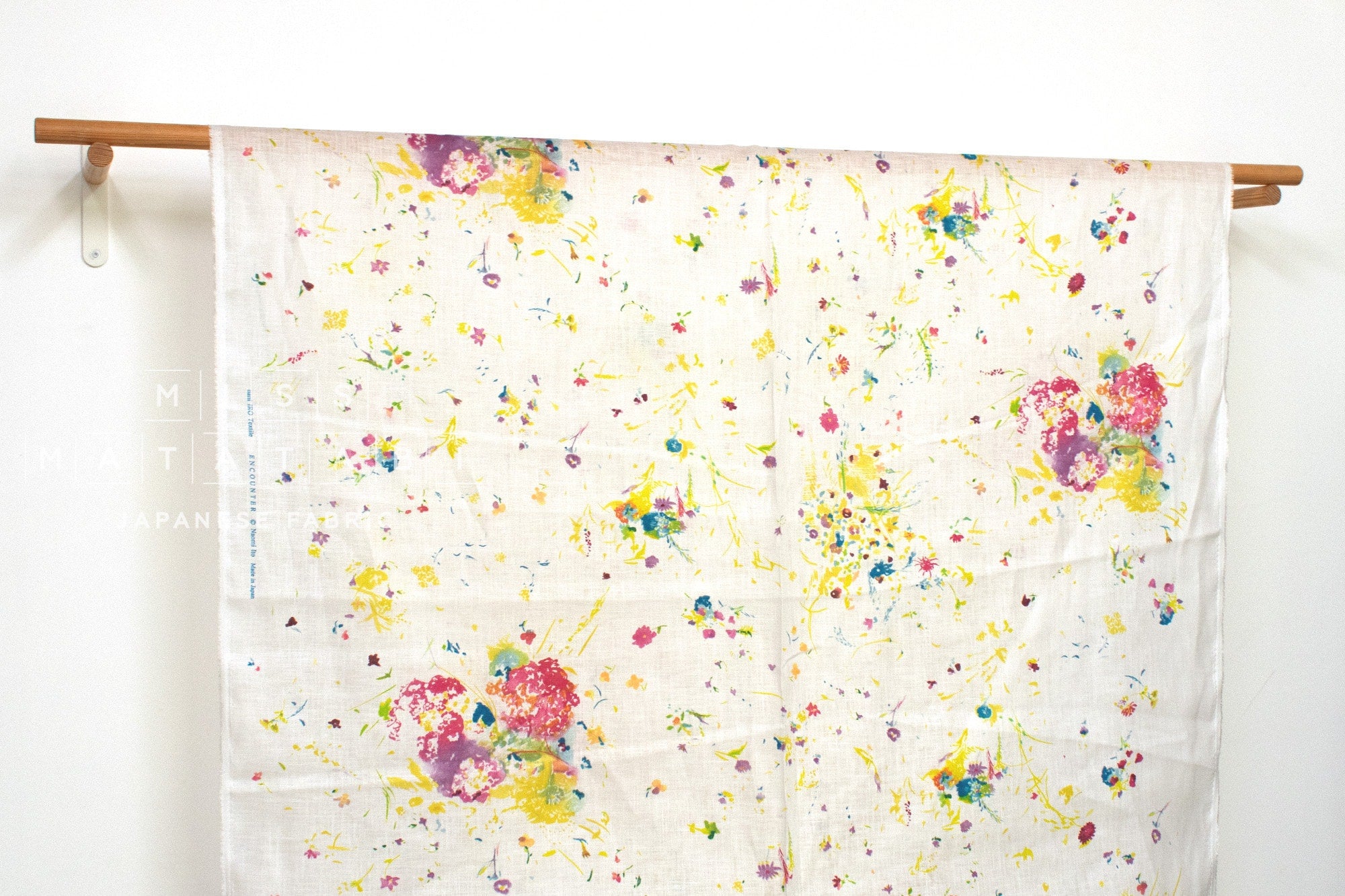nani IRO Kokka Japanese Fabric ENCOUNTER Linen - A - 50cm