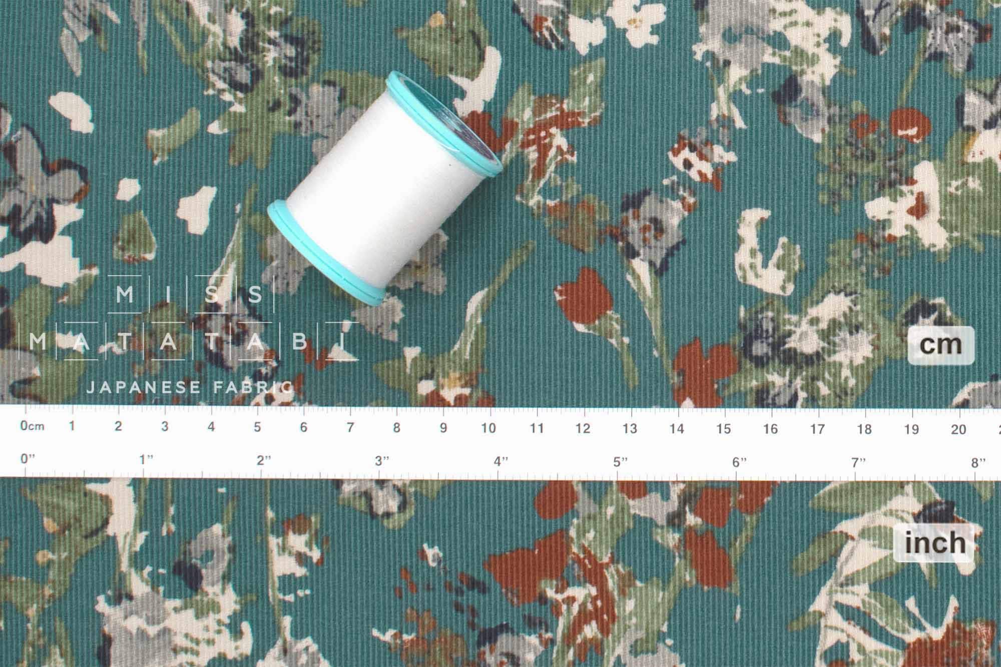 Japanese Fabric Corduroy Safira - B - 50cm