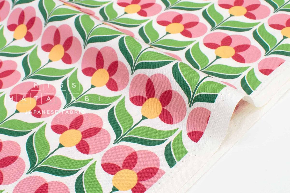 Japanese Fabric Wren Flowers - B - 50cm