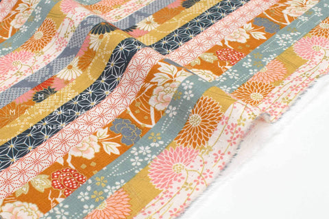 Japanese Fabric Wagara Stripes - B - 50cm