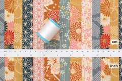Japanese Fabric Wagara Stripes - B - 50cm