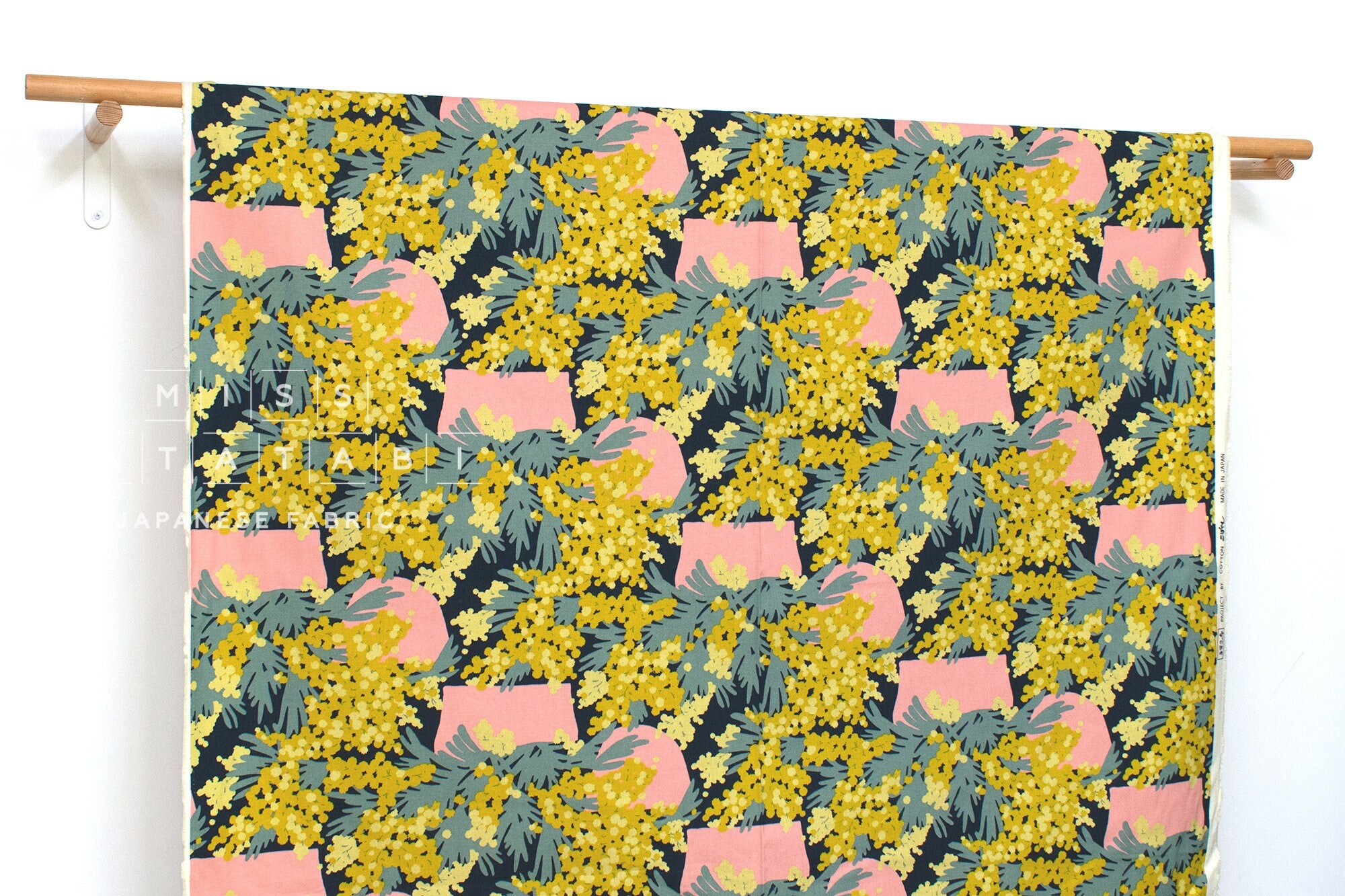 Japanese Fabric Wild Mimosa - 50cm