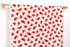 Japanese Fabric Watermelon- natural - 50cm