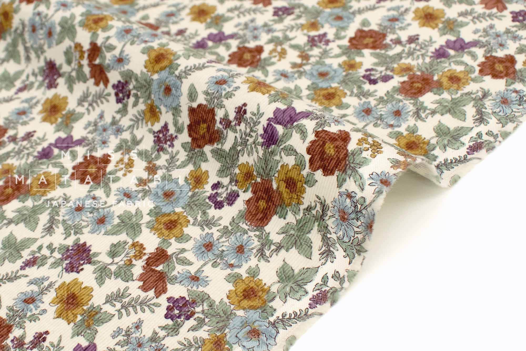 Japanese Fabric Corduroy Aubrey - A - 50cm