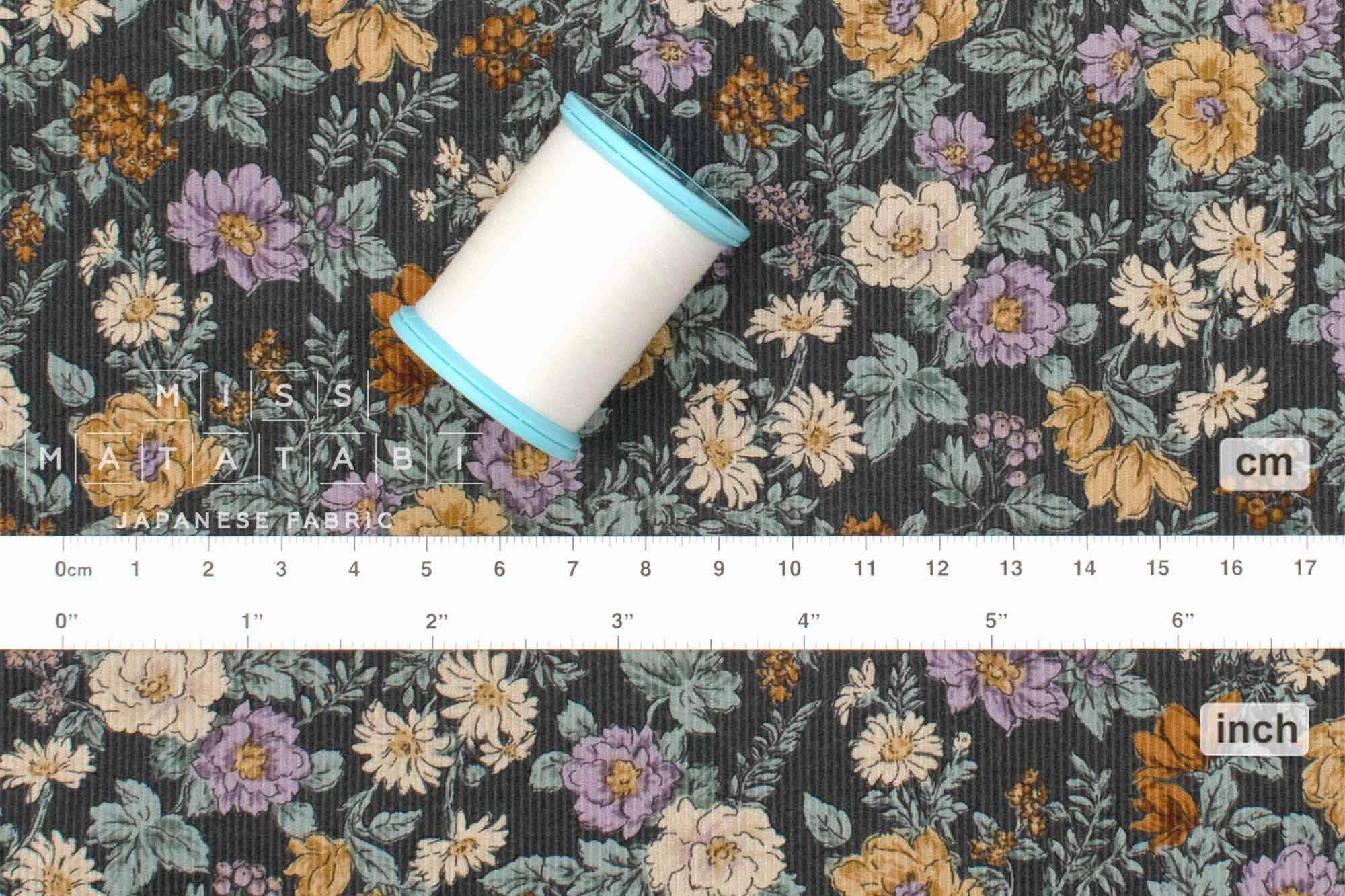 Japanese Fabric Corduroy Aubrey - D - 50cm