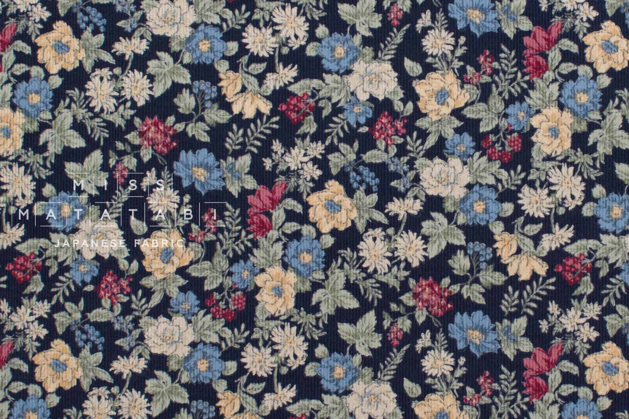 Japanese Fabric Corduroy Aubrey - E - 50cm