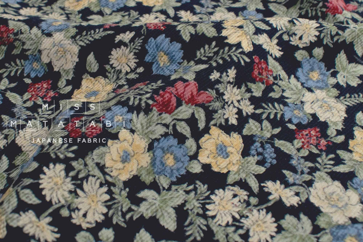 Japanese Fabric Corduroy Aubrey - E - 50cm