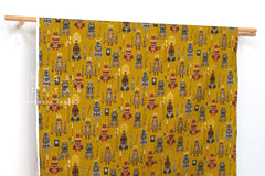 Japanese Fabric Samurai Warriors - B - 50cm