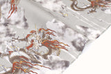 Japanese Fabric Year of the Dragon - A metallic gold - 50cm