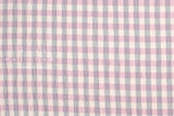 Japanese Fabric Shokunin Collection Yarn-Dyed Check - pink - 50cm