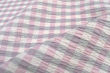 Japanese Fabric Shokunin Collection Yarn-Dyed Check - pink - 50cm