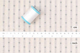 Japanese Fabric Shokunin Collection Yarn-Dyed Dot Dobby - cream - 50cm