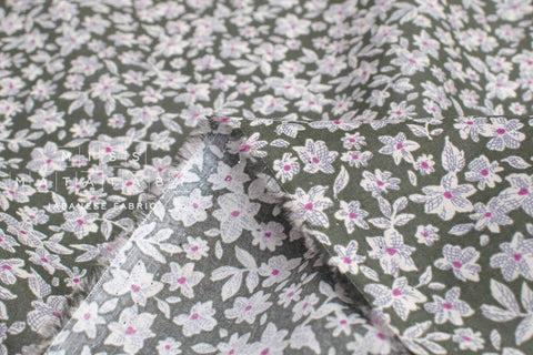 Japanese Fabric Isobel - green - 50cm