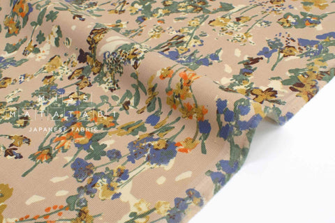 Japanese Fabric Corduroy Safira - A - 50cm