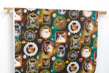 Japanese Fabric Cosmic Cats - 50cm