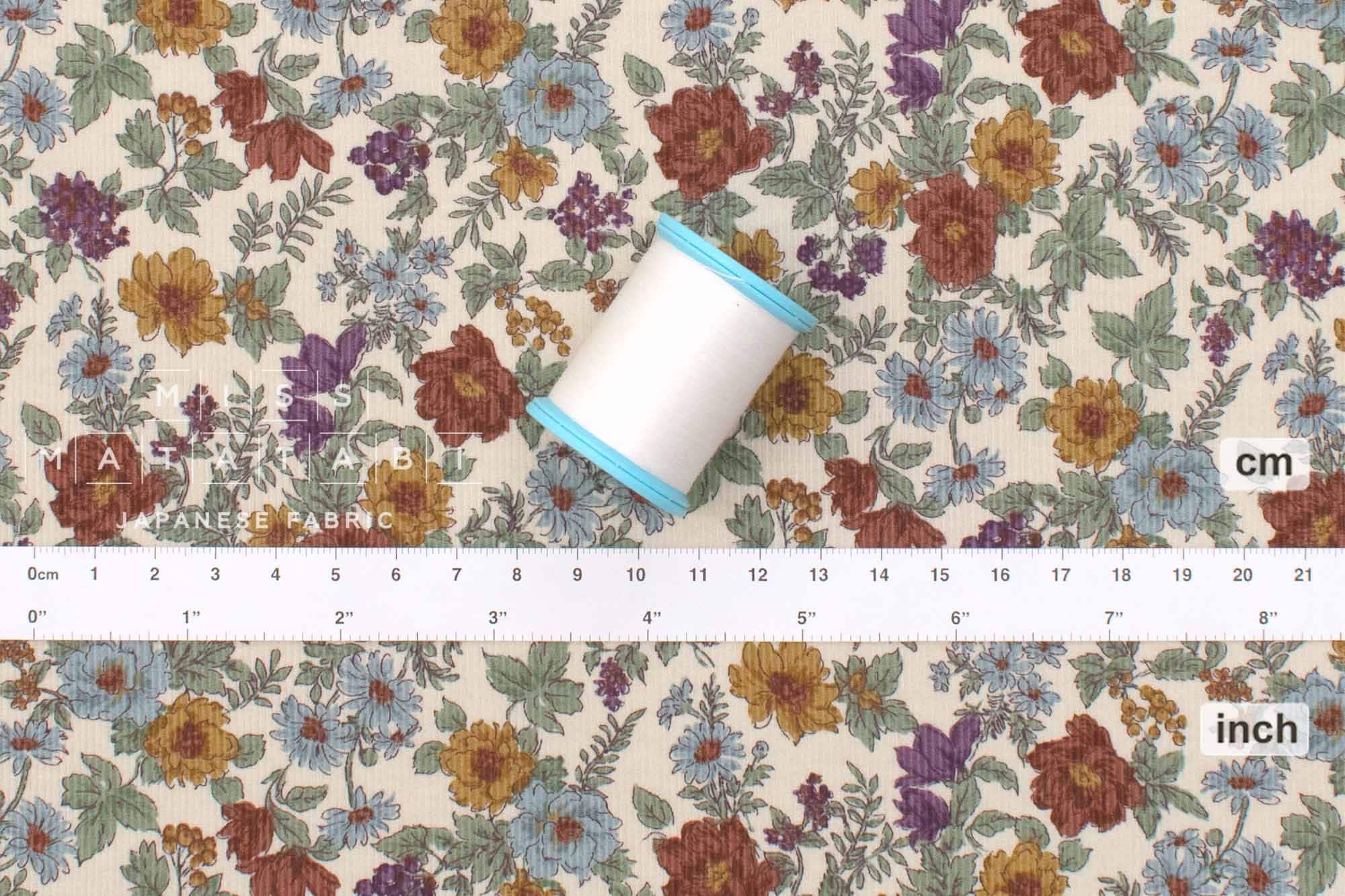 Japanese Fabric Corduroy Aubrey - A - 50cm