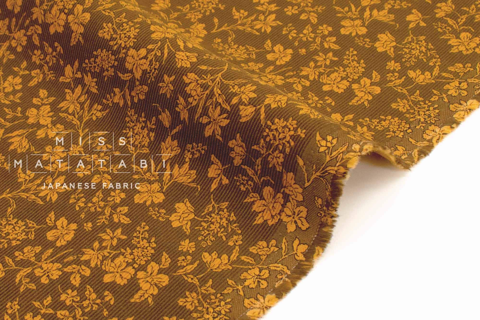 Japanese Fabric Corduroy Kanna - B - 50cm