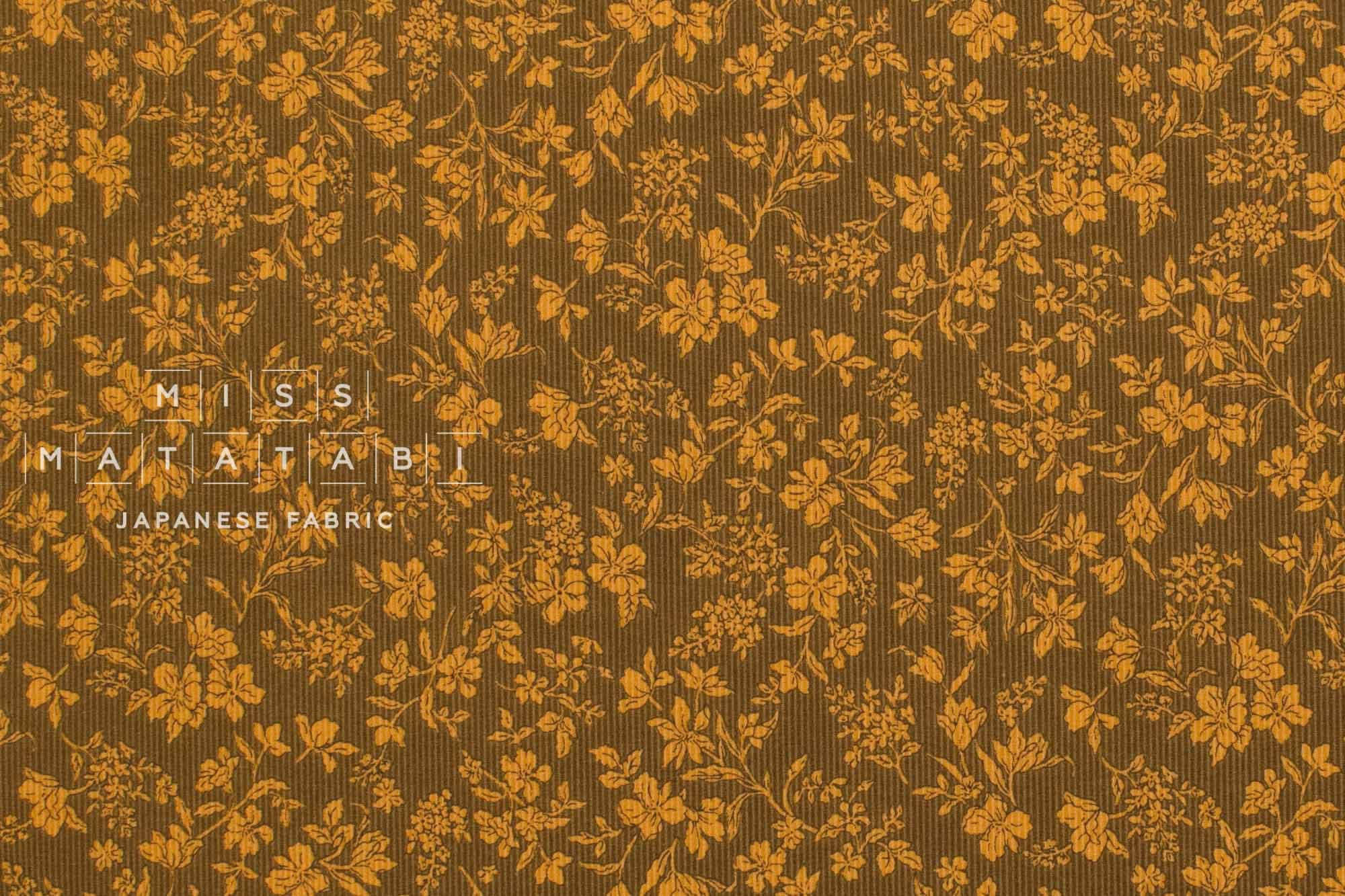 Japanese Fabric Corduroy Kanna - B - 50cm